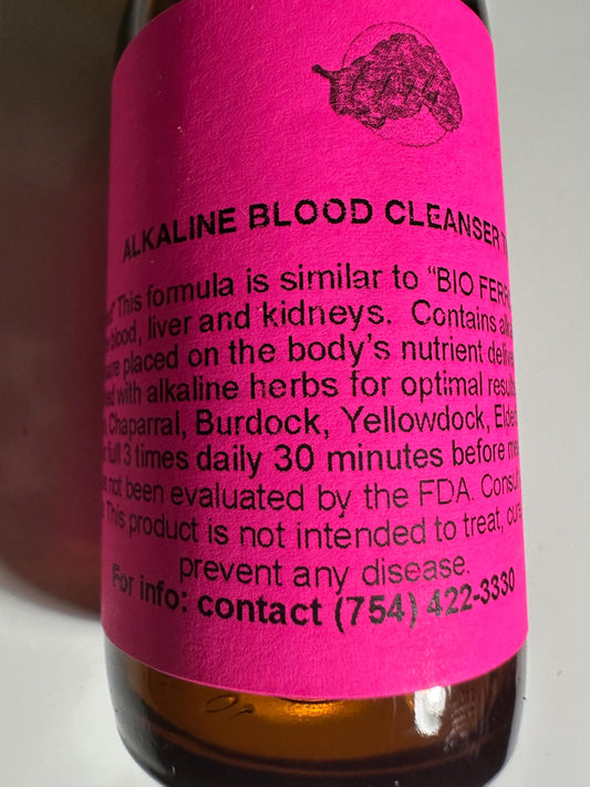 Alkaline Blood Cleanser Tincture – Burdock & Cocolmeca