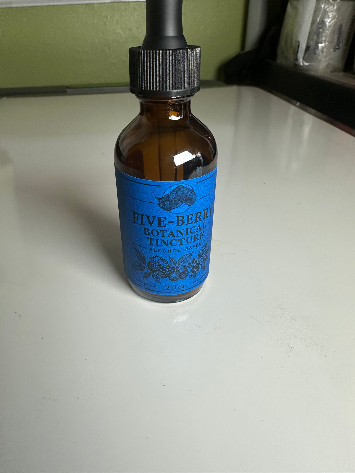 Five-Berry Botanical Tincture – Glycerin-Based, 2 fl oz