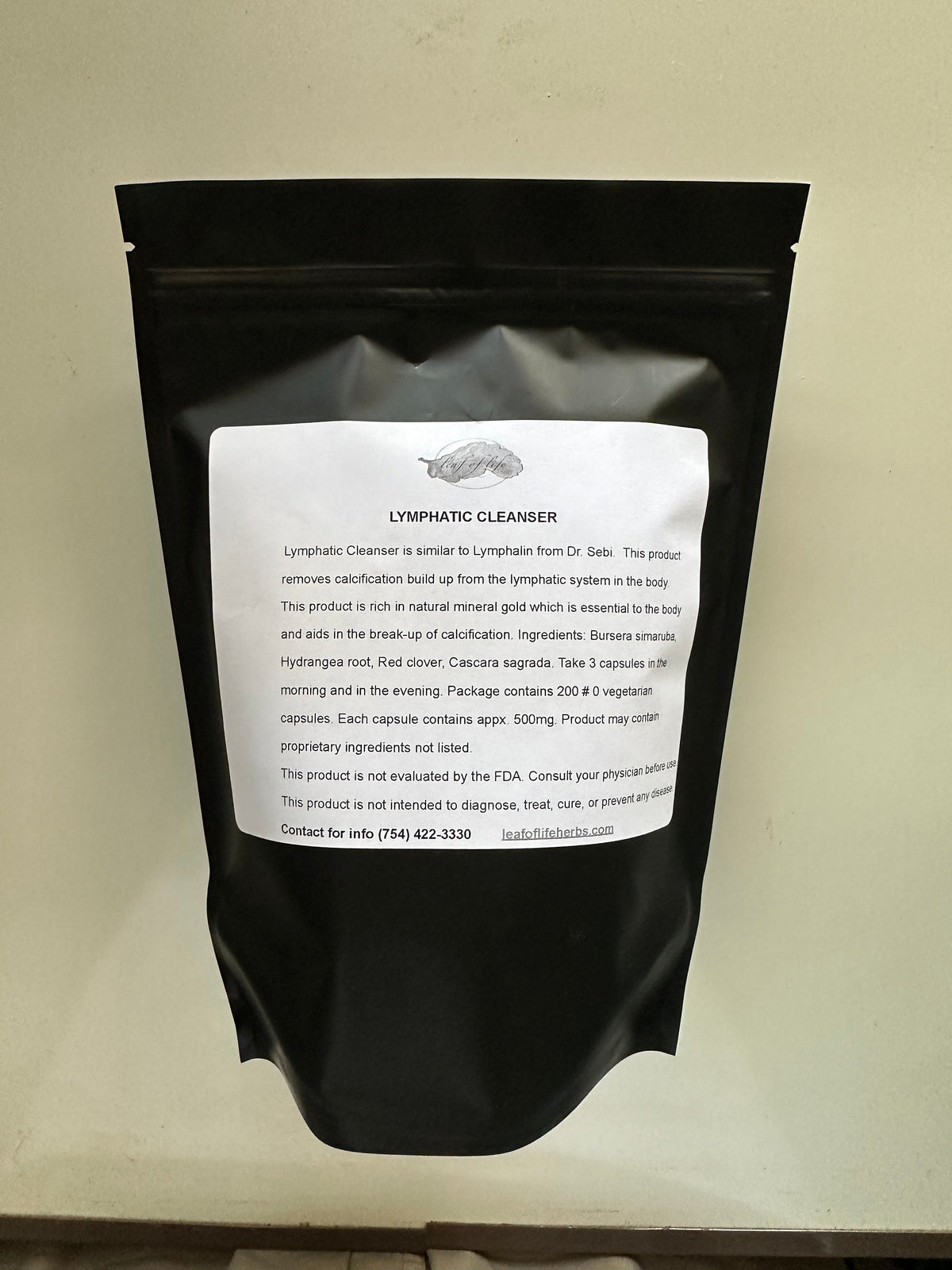 Lymphatic System Cleanse Capsules – Alkaline Herbs