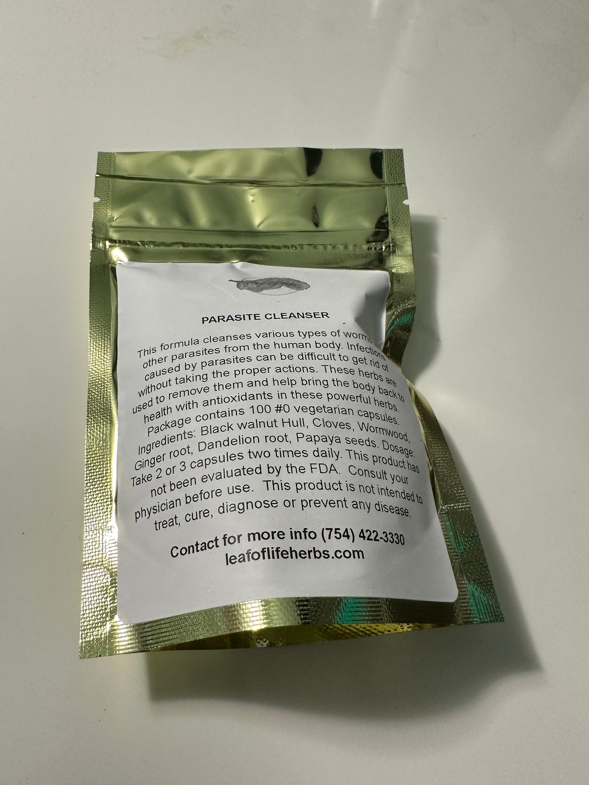 Parasite Cleanse Capsules – Wildcrafted Alkaline Herbs