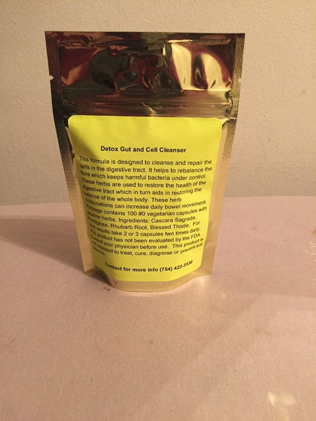 Gut & Cell Detox Cleanse Capsules