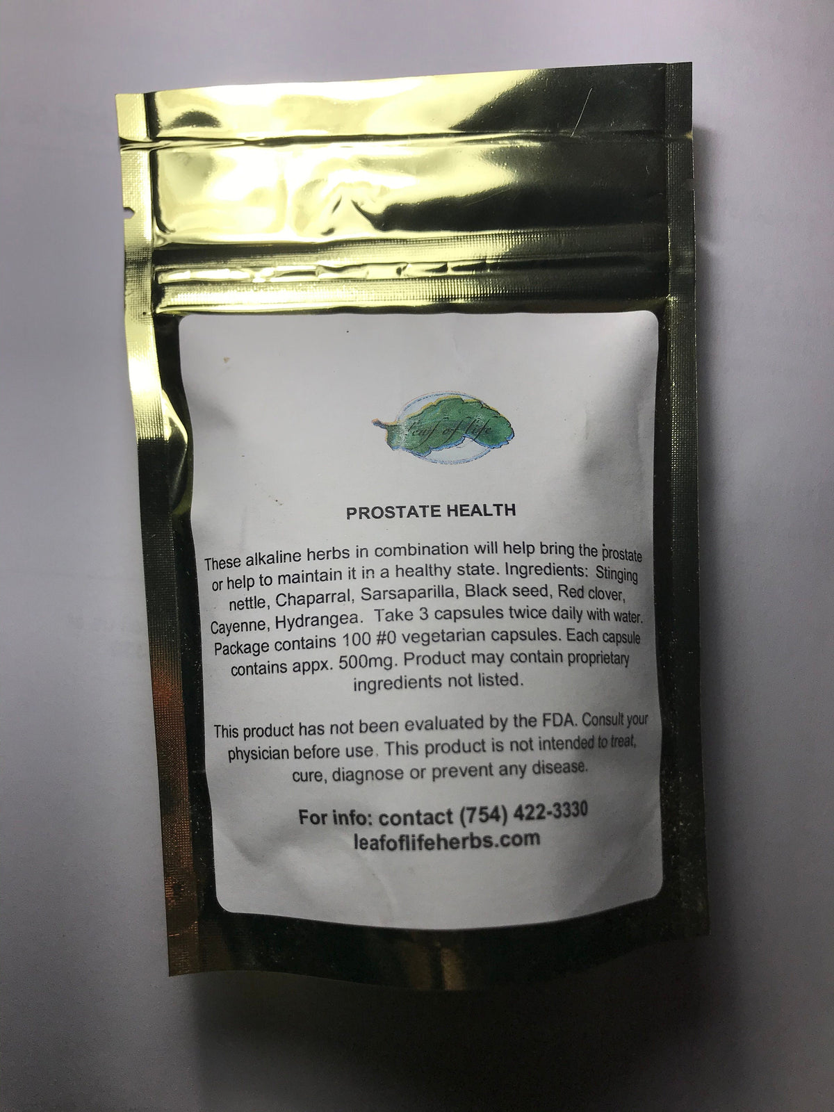 Prostate & Urinary Wellness Capsules – Alkaline Wildcrafted Herbs