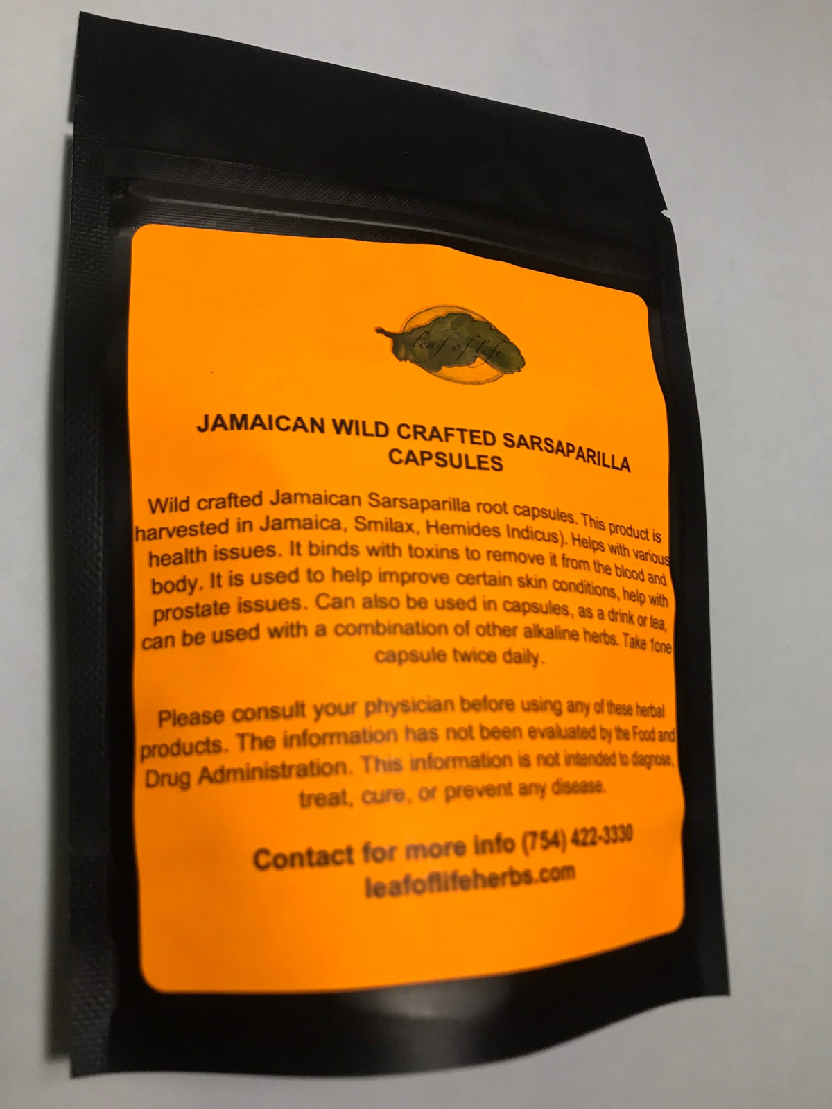 Jamaican Sarsaparilla Root Capsules – Dr. Sebi Alkaline