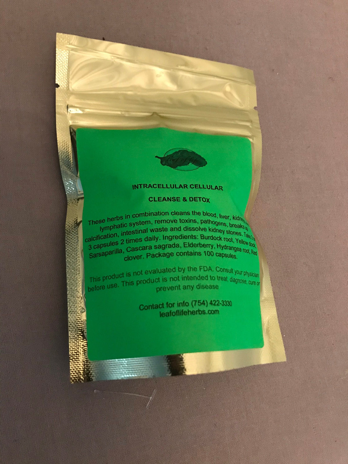 Intracellular Cleanse & Detox Capsules (Chelation Formula)