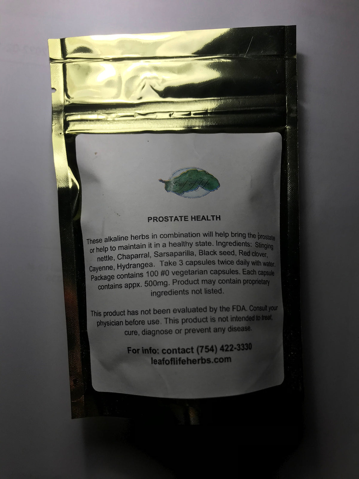 Prostate & Urinary Wellness Capsules – Alkaline Wildcrafted Herbs