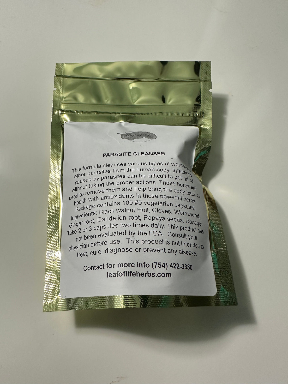 Parasite Cleanse Capsules – Wildcrafted Alkaline Herbs