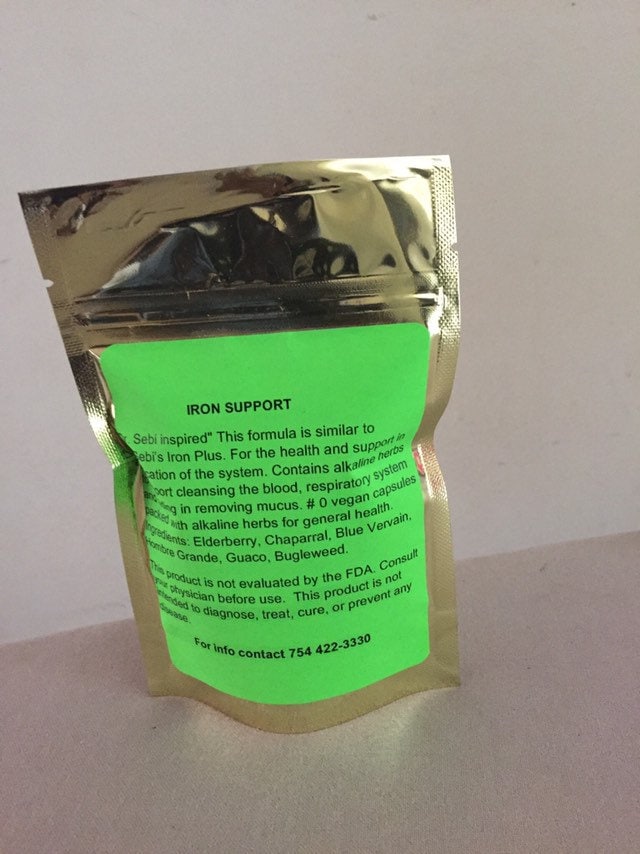 Alkaline Iron Support Capsules (Iron Plus Formula)