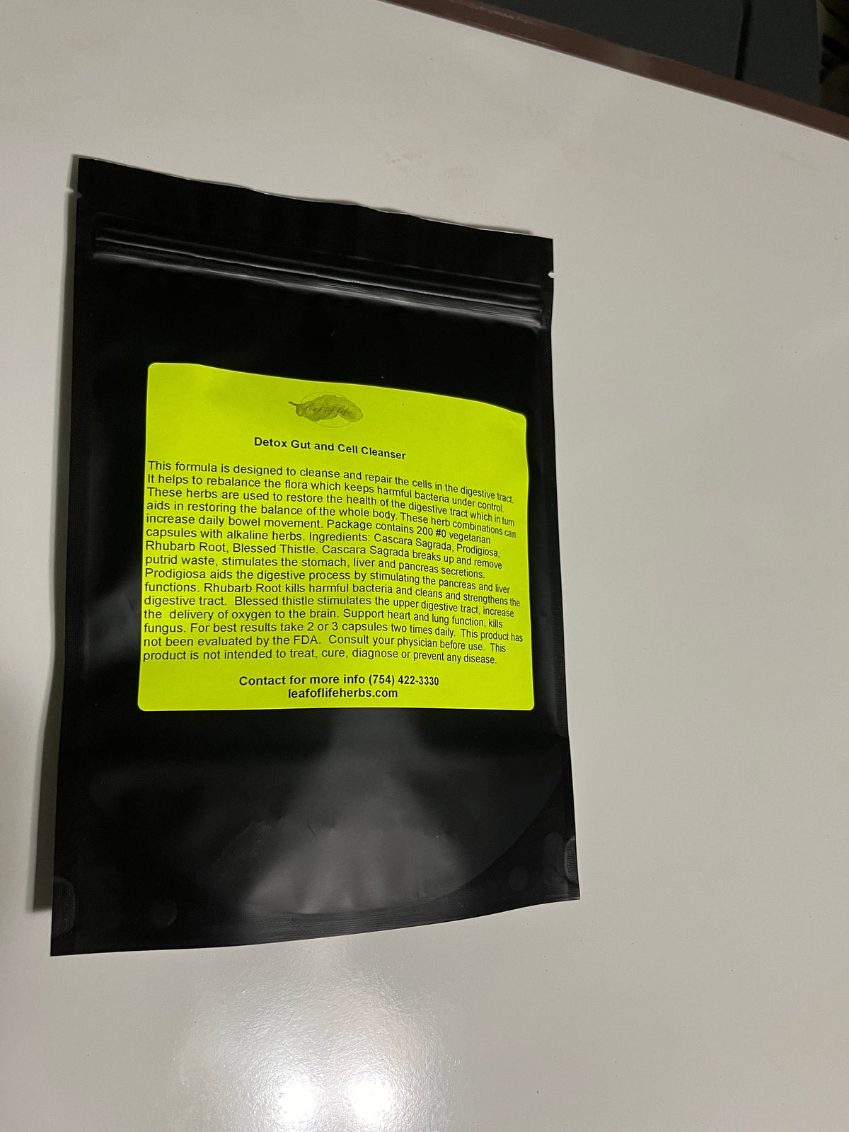 Intracellular Detox Cleanse Capsules – 200 Count