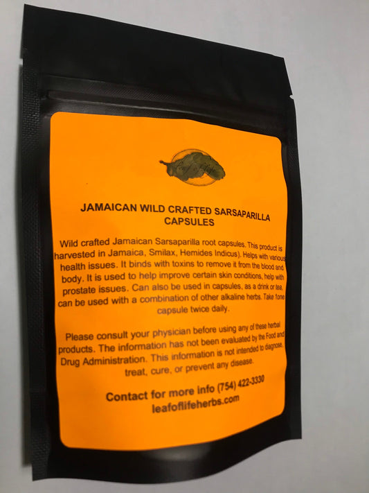Jamaican Sarsaparilla Root Capsules – Dr. Sebi Alkaline