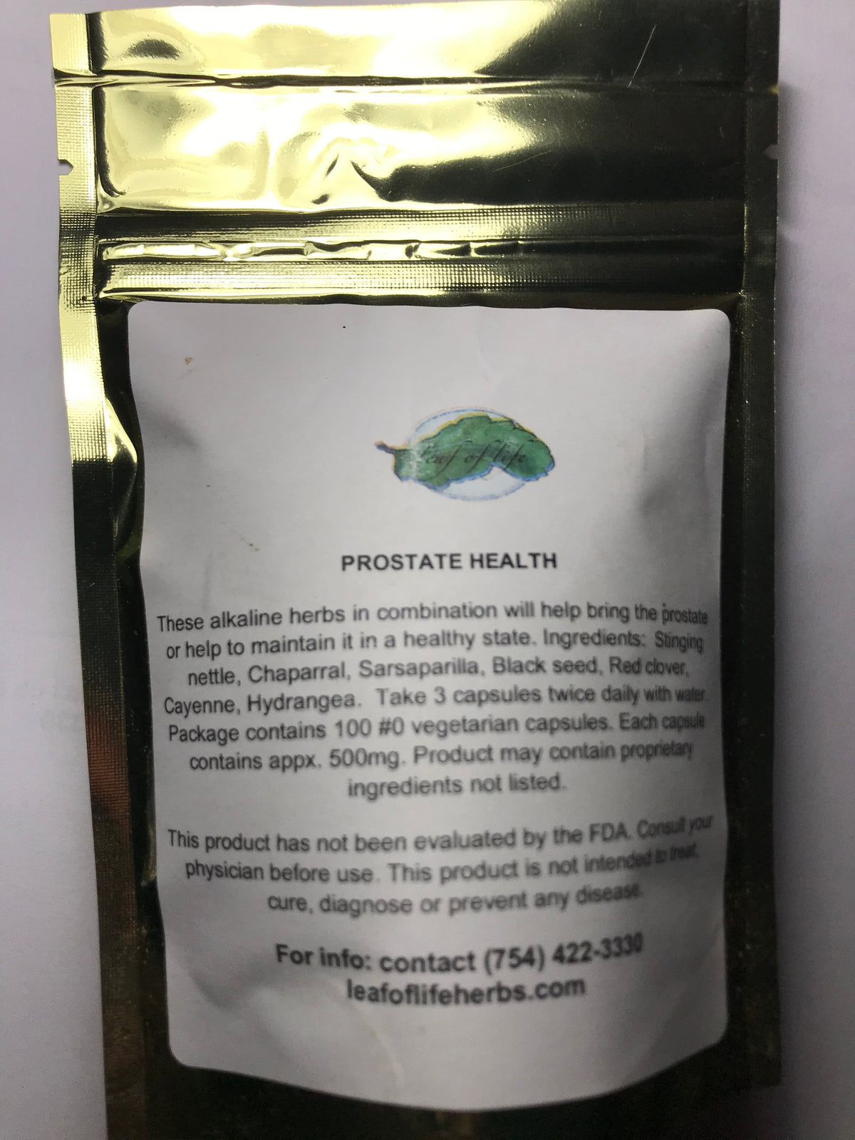 Prostate & Urinary Wellness Capsules – Alkaline Wildcrafted Herbs