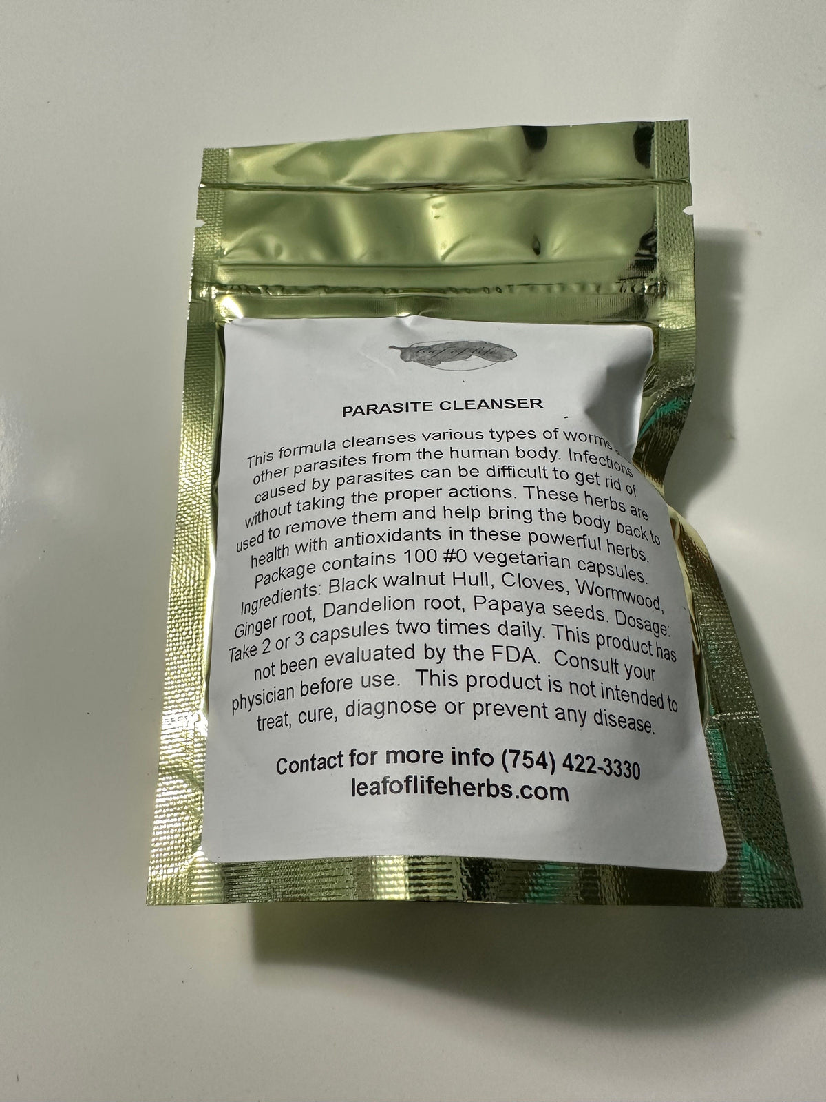Parasite Cleanse Capsules – Wildcrafted Alkaline Herbs