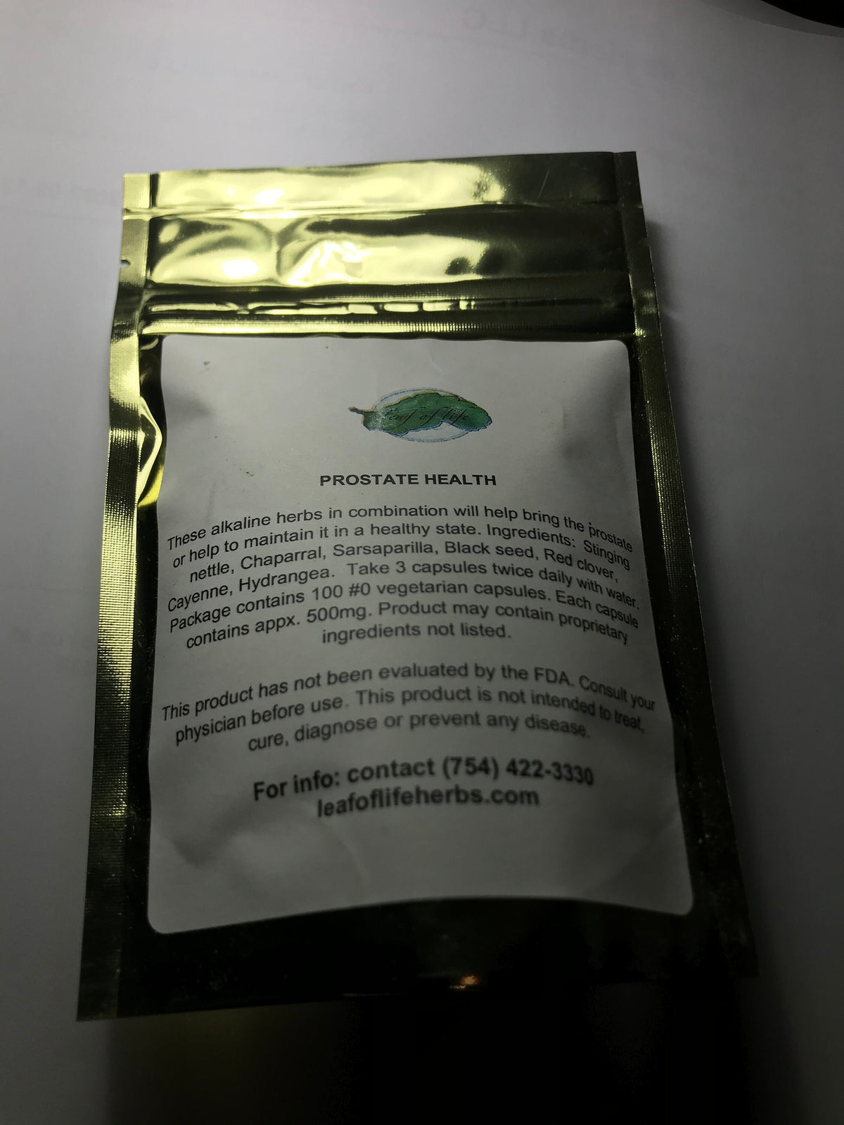 Prostate & Urinary Wellness Capsules – Alkaline Wildcrafted Herbs