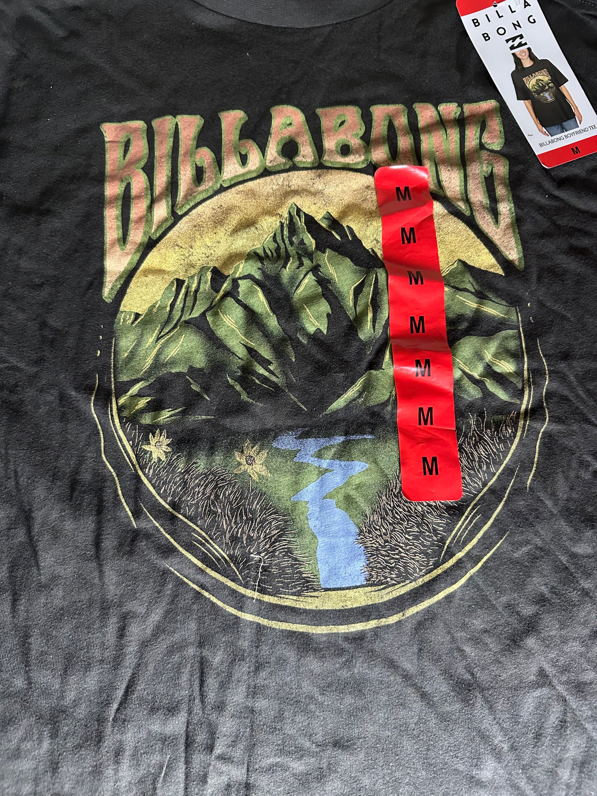 Billabong Focus Tour Women's T Shirt Black Medium