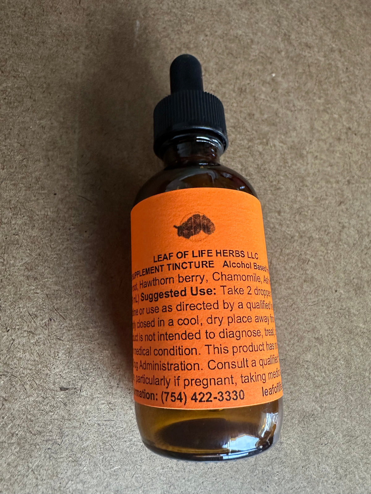 Sleep Time Supplement — Organic Alcohol-Based Tincture