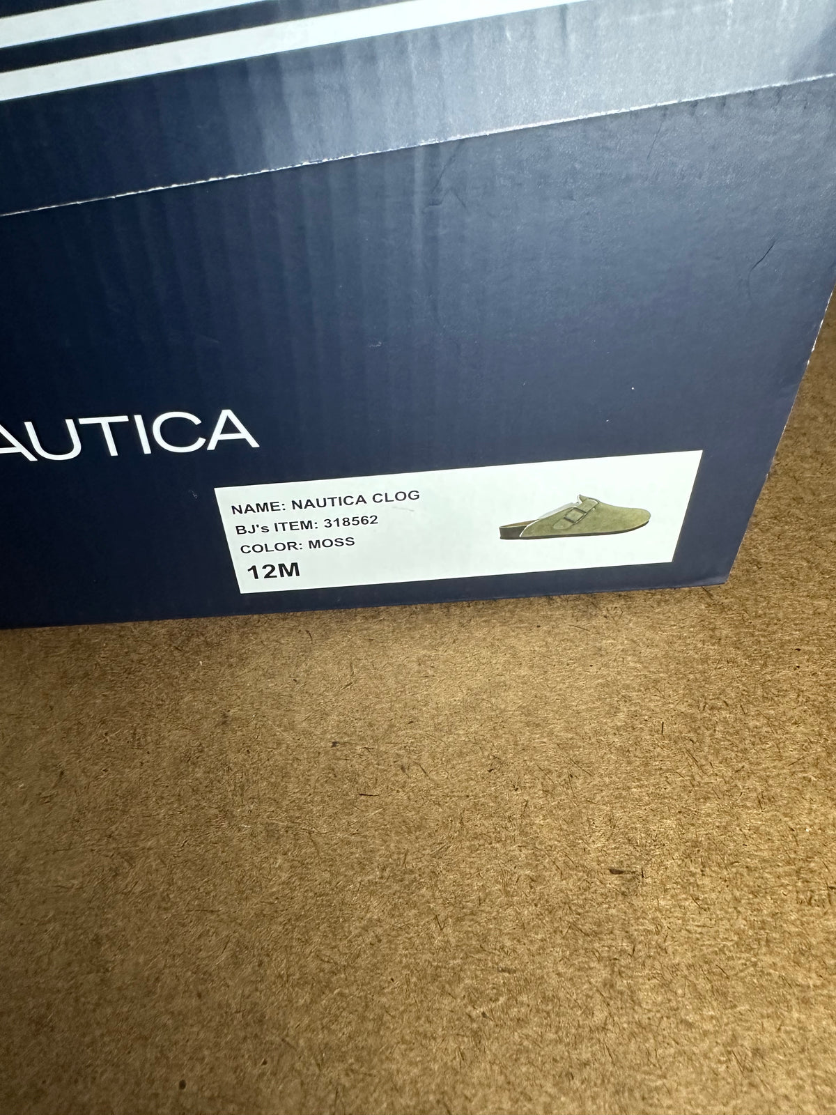 Nautica Moss Buckle Clogs – Size 12M