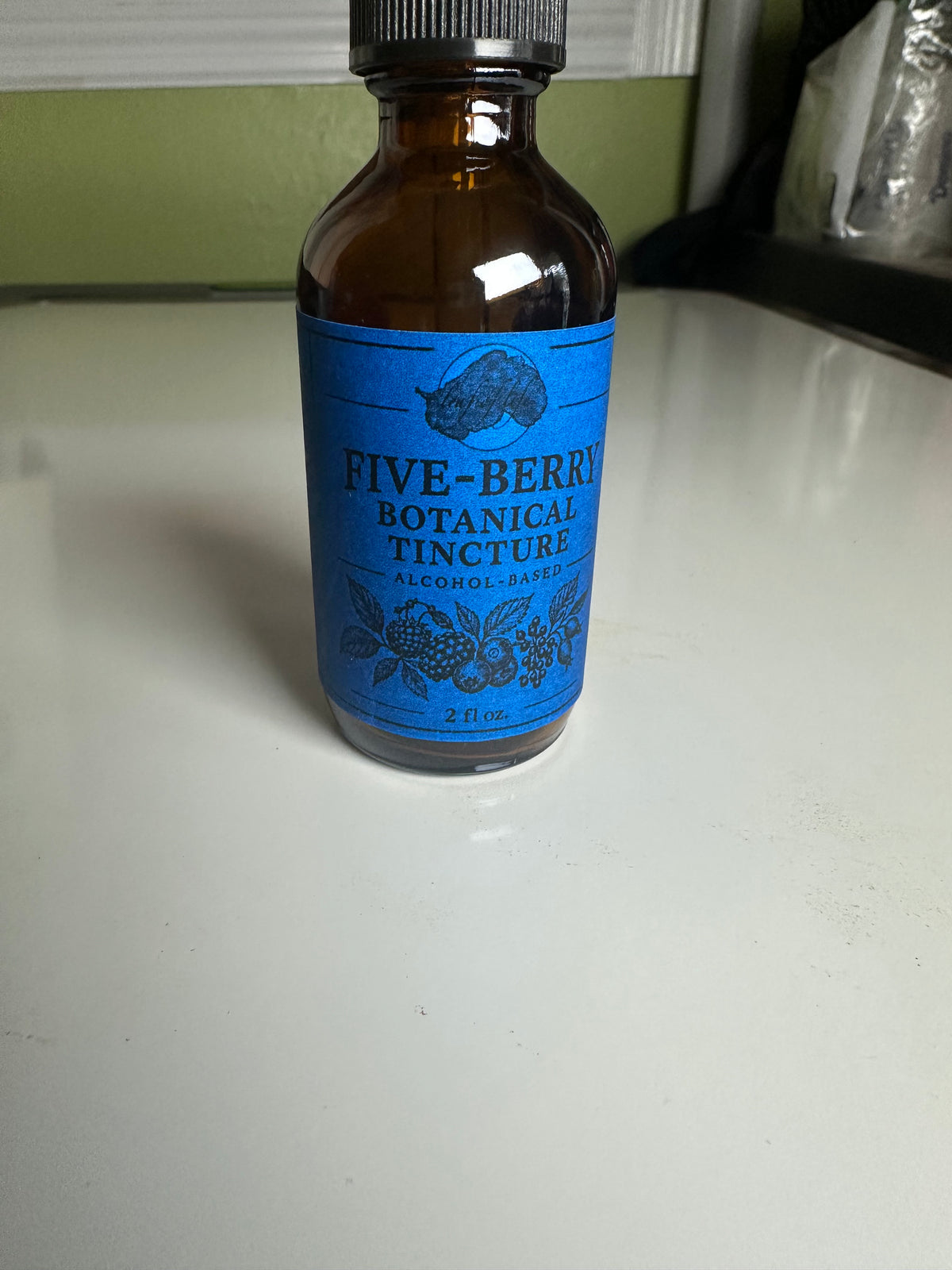 Five-Berry Botanical Tincture – Glycerin-Based, 2 fl oz