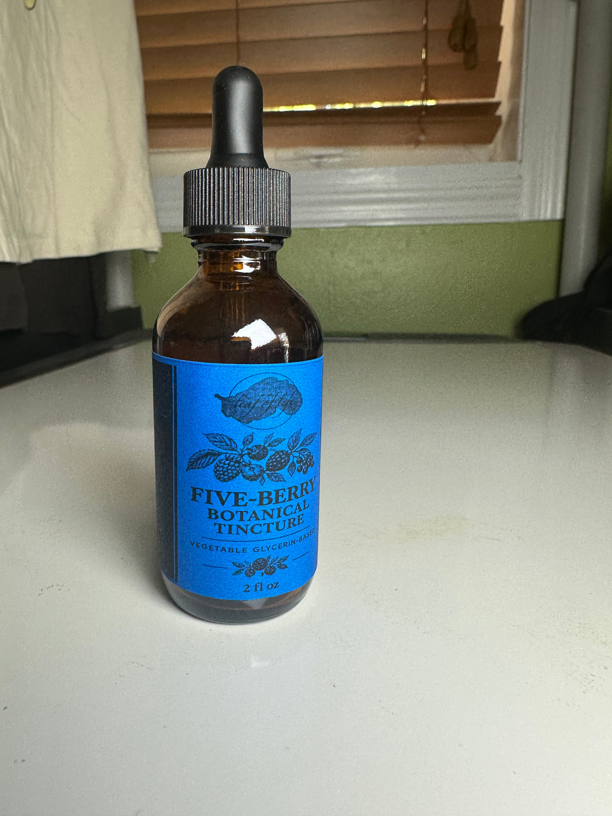 Five-Berry Botanical Tincture – Glycerin-Based, 2 fl oz