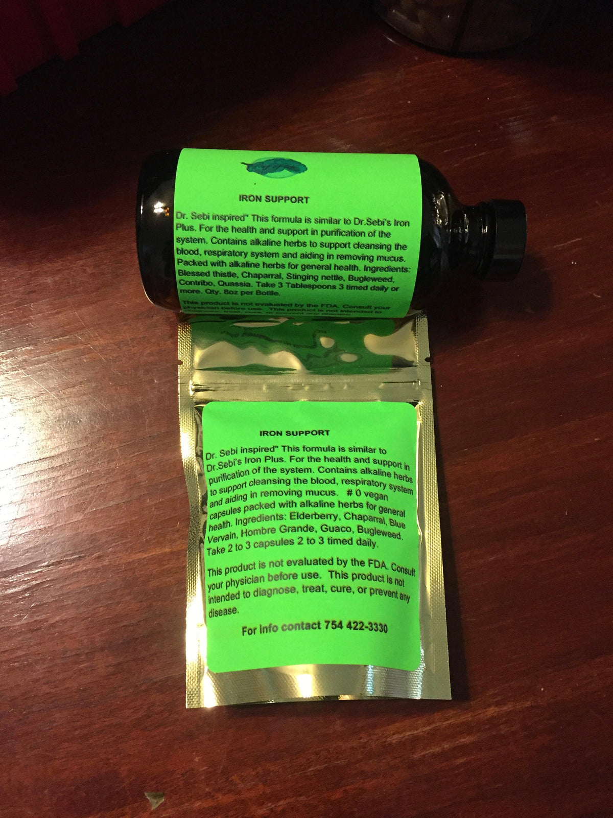 Iron Support Tonic – Dr. Sebi Inspired (Iron Plus)