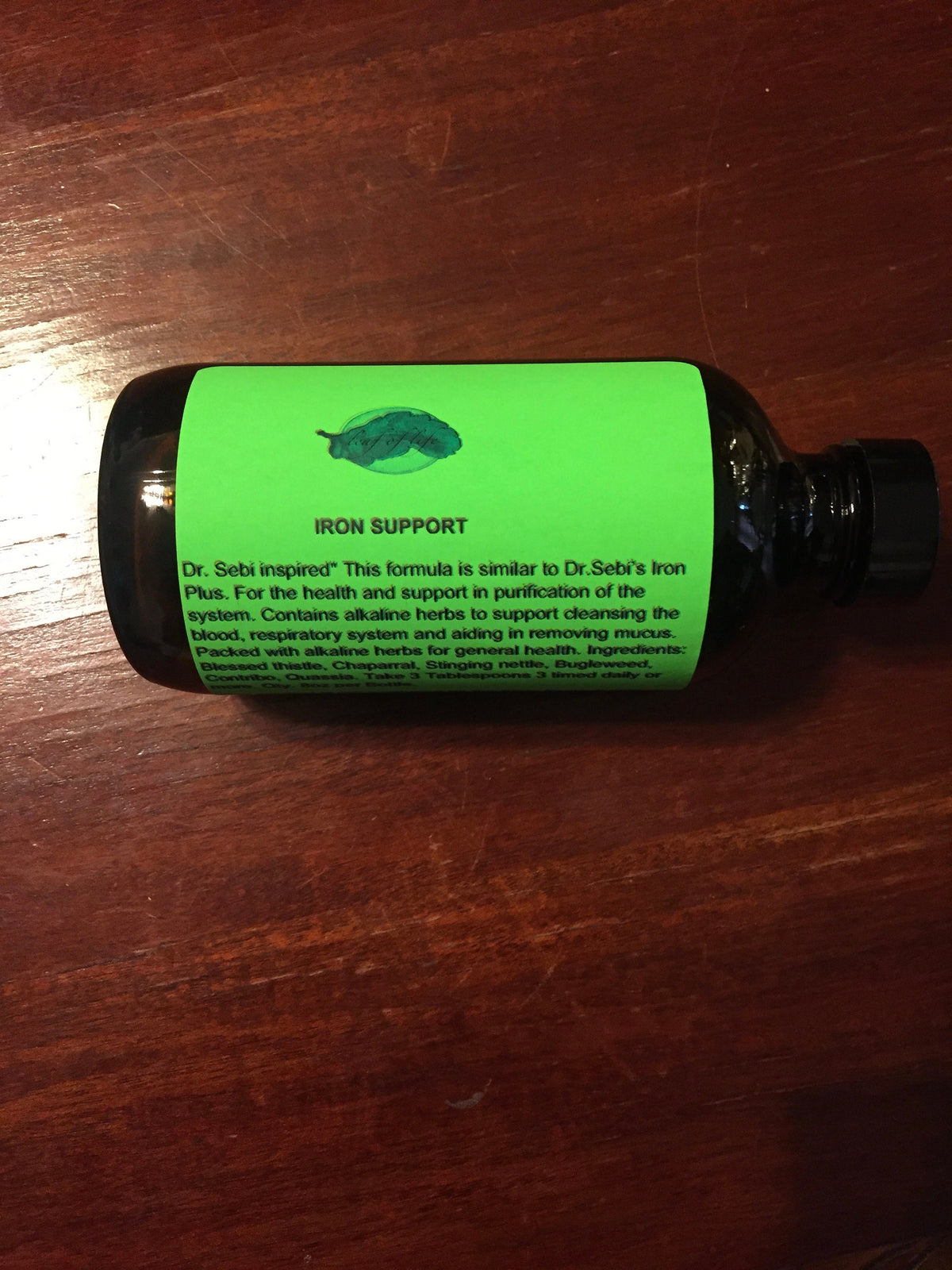 Iron Support Tonic – Dr. Sebi Inspired (Iron Plus)