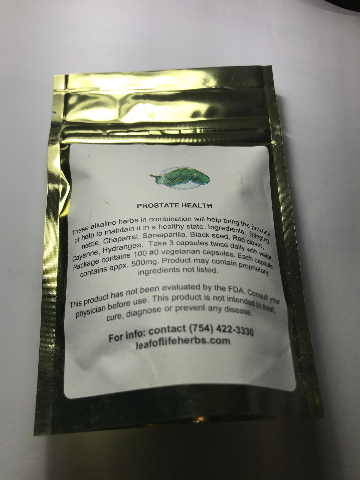 Prostate & Urinary Wellness Capsules – Alkaline Wildcrafted Herbs