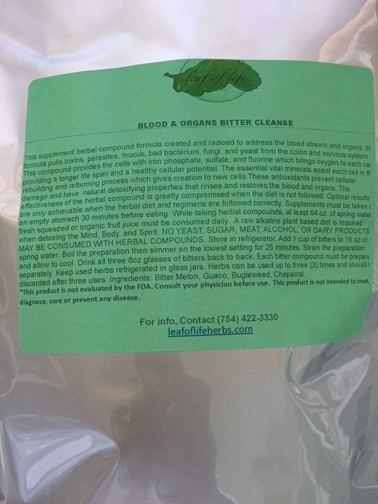Alkaline Bitter Herbal Tea Blend (3 Pack)