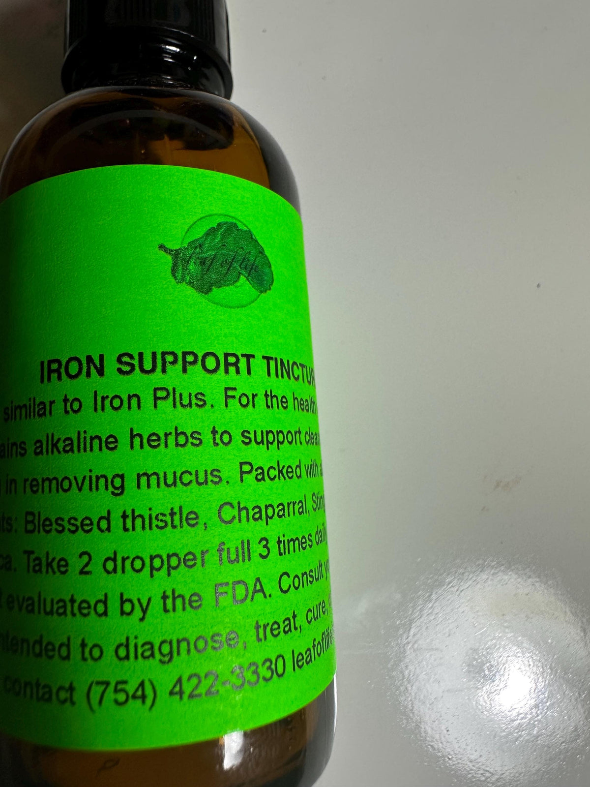 Iron Support Tincture – Wildcrafted Alkaline Herbs