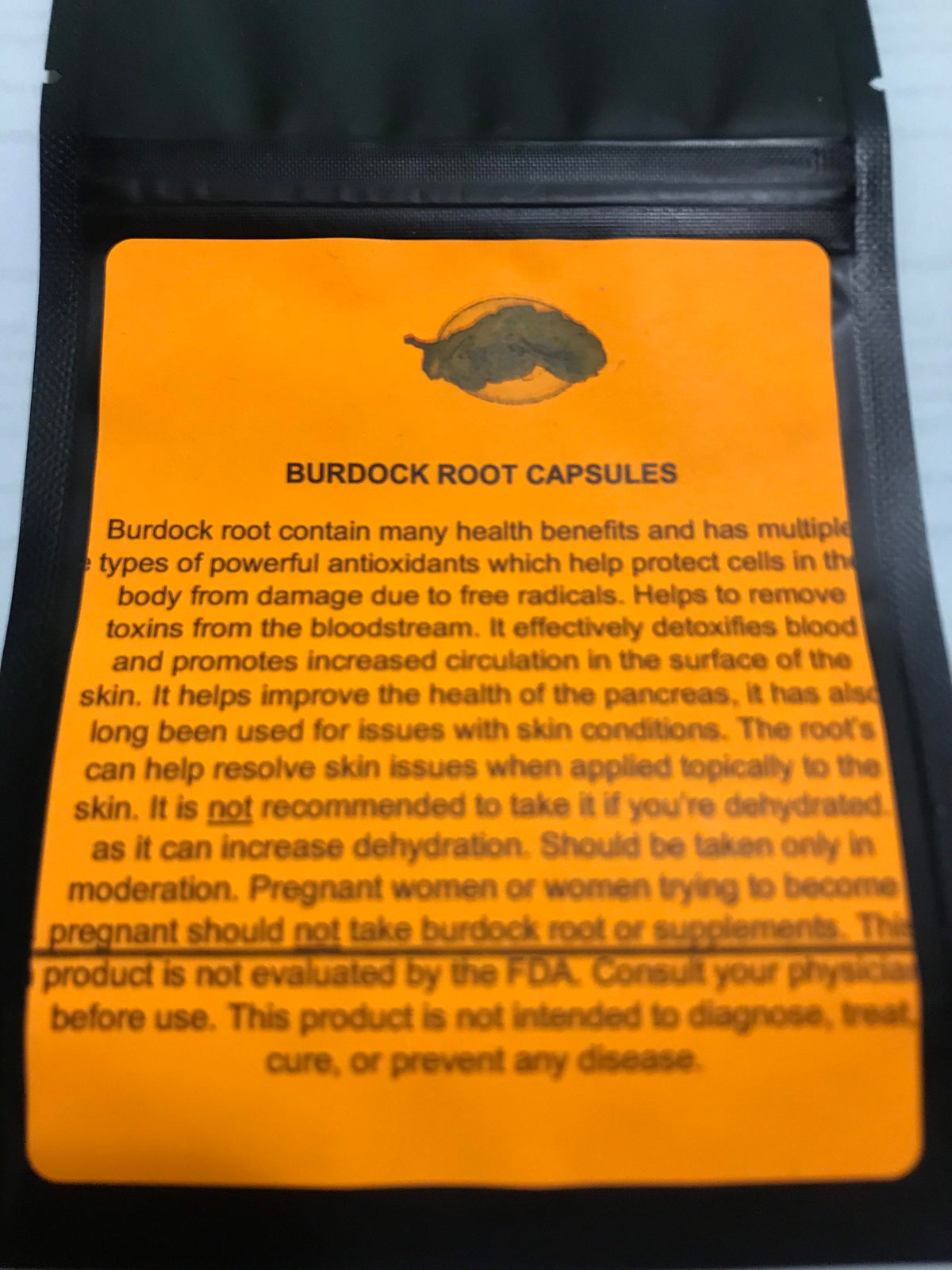 Burdock Root Capsules – Wildcrafted Daily Nutrients