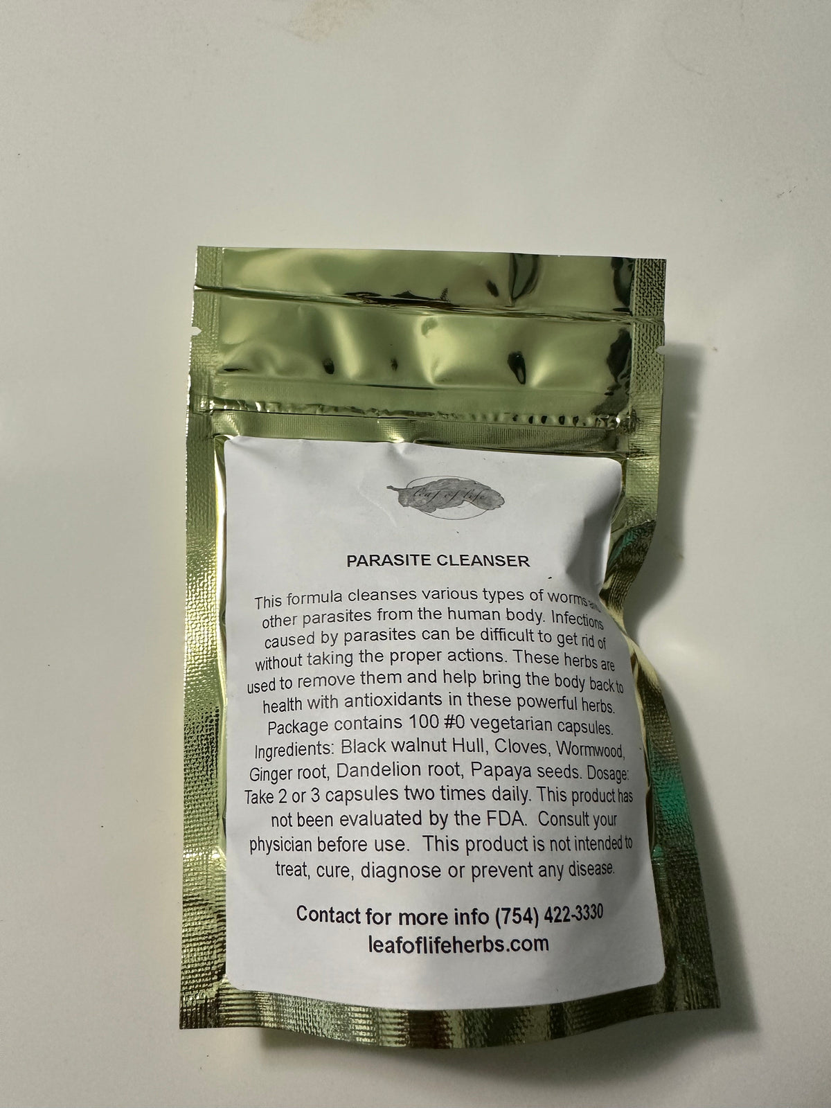 Parasite Cleanse Capsules – Wildcrafted Alkaline Herbs