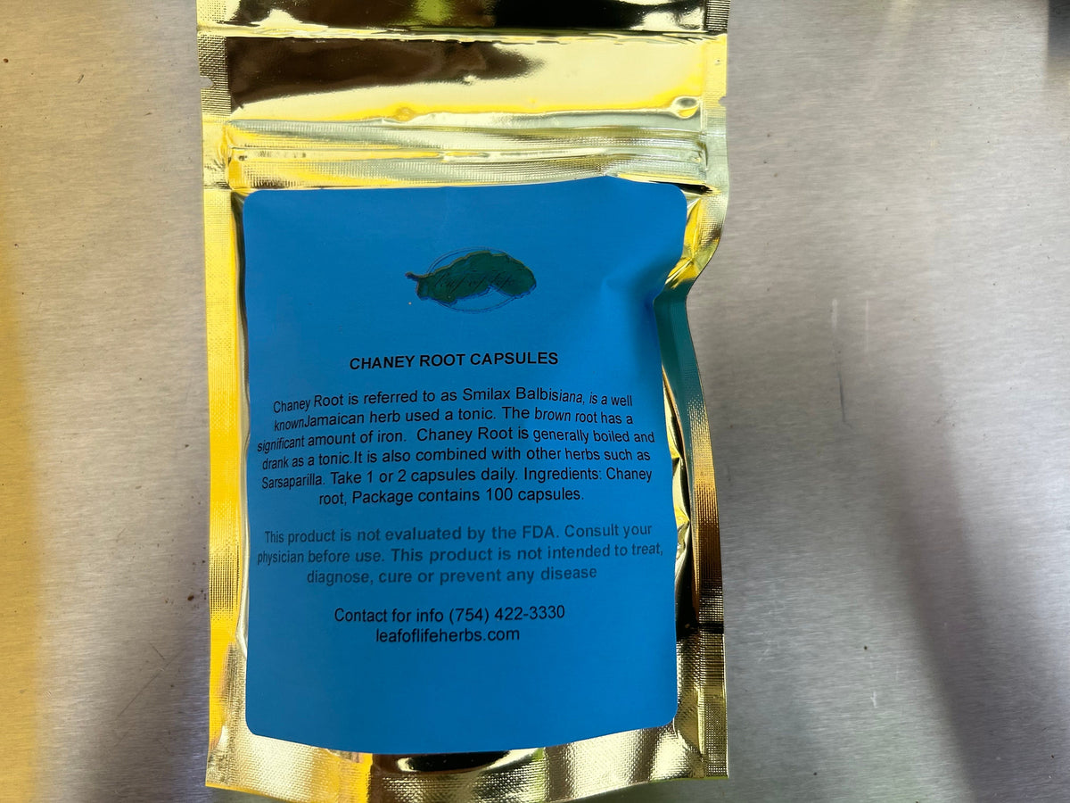 Jamaican Chaney Root Capsules – Wildcrafted