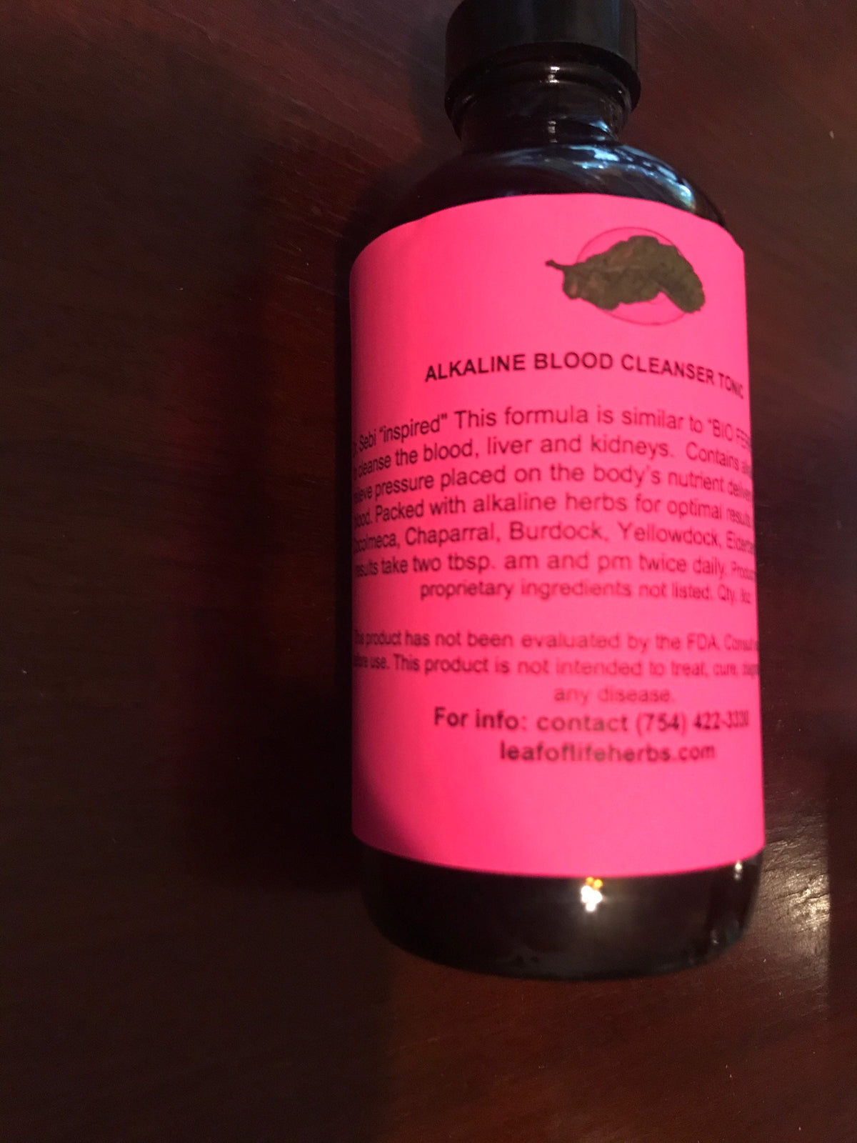 Cocolmeca, Burdock & Elderberry Herbal Tonic – 8 oz