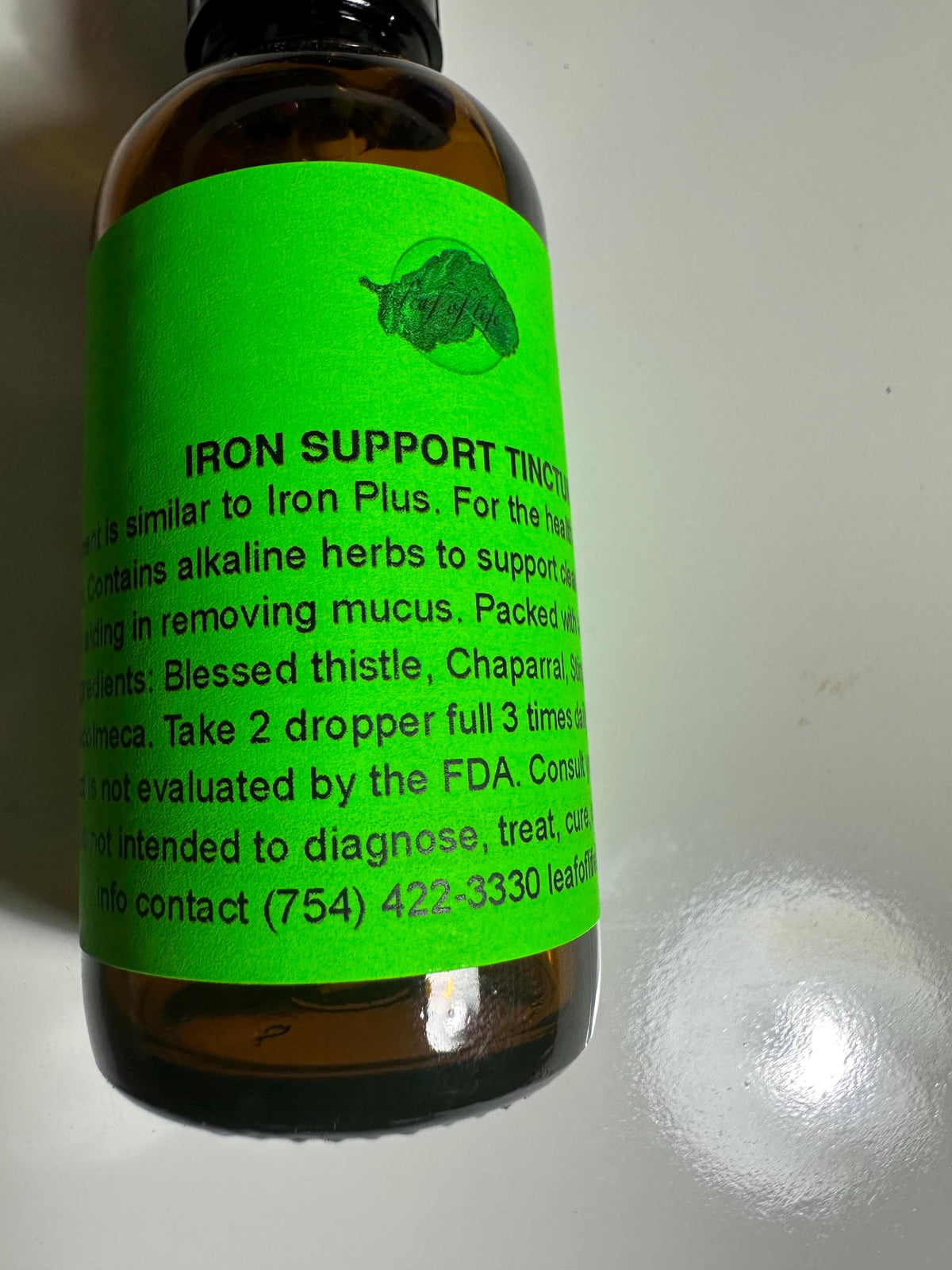 Iron Support Tincture – Wildcrafted Alkaline Herbs