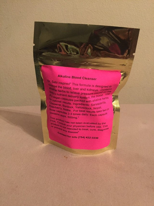 Alkaline Blood Cleanser Capsules – Leaf of Life Iron Cleanse Formula
