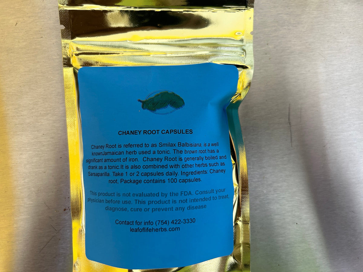 Jamaican Chaney Root Capsules – Wildcrafted